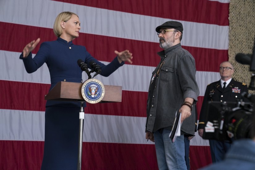 Robin Wright says she I learnt how to be a director on House of Cards. Netflix