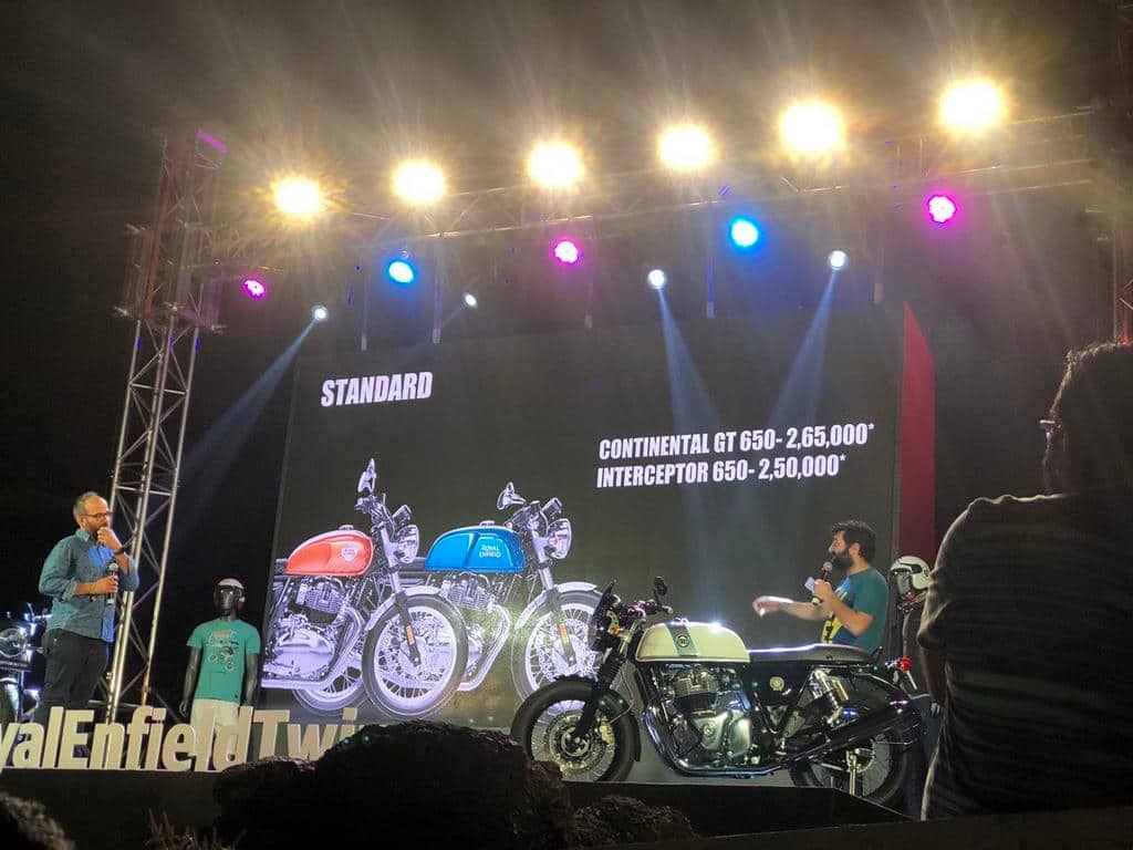 Royal Enfield twins launch. Image: Overdrive