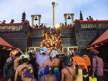 Sabarimala row throws CPM into a political conundrum in Kerala as BJP, Congress scramble for Hindu votes Sabarimala row throws CPM into a political conundrum in Kerala as BJP, Congress scramble for Hindu votes