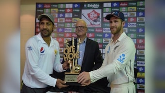 Pakistan vs New Zealand, Highlights, 1st Test at Abu Dhabi, Day 1, Full Score Card: Hosts trail by 94 on Day 1 after poor Kiwi show