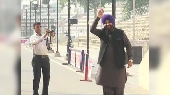 Navjot Sidhu all smiles as he arrives in Pakistan for Kartarpur corridor ceremony; Amarinder, Swaraj give event a miss