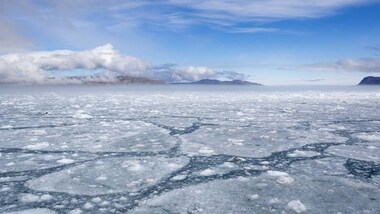 Arctic coasts melting due to global warming are releasing locked carbon dioxide