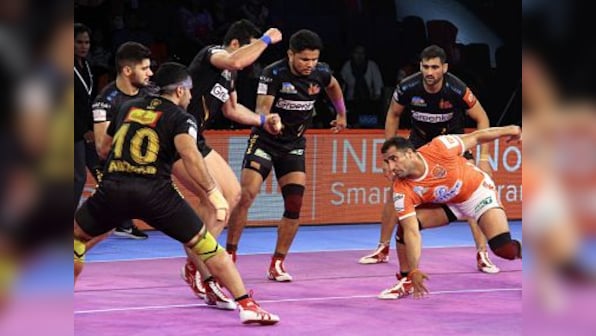 Pro Kabaddi 2018, Match Highlights, Telugu Titans vs Jaipur Pink Panthers: Titans thrash Panthers to inch closer to playoff spot