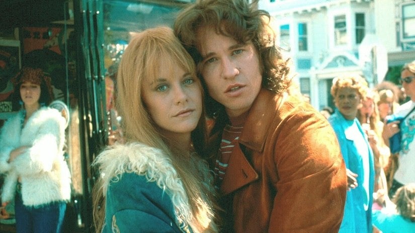 Meg Ryan and Val Kilmer in The Doors. Image via Facebook