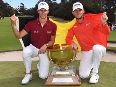Thomas Pieters, Thomas Detry hold off Mexico and Australia to win Belgium's first ever World Cup of golf Thomas Pieters, Thomas Detry hold off Mexico and Australia to win Belgium's first ever World Cup of golf