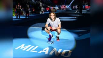 Next Gen ATP Finals: Greece's Stefanos Tsitsipas downs Alex de Minaur to win title but was left 'confused' by rules of tournament