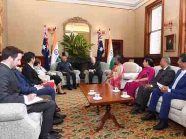 India and Australia signed five MoU's on President Ram Nath Kovind's maiden visit to the country. Twitter/@rashtrapatibhvn