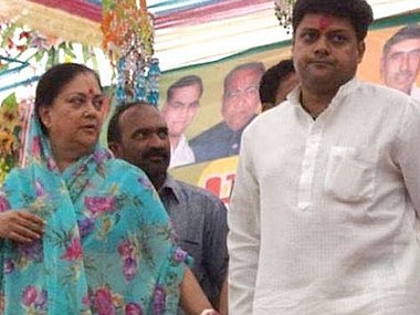 Rajasthan polls: Vasundhara Raje clings to Jhalrapatan seat to hold onto Jhalawar, improve son Dushyant's chances in 2019 Rajasthan polls: Vasundhara Raje clings to Jhalrapatan seat to hold onto Jhalawar, improve son Dushyant's chances in 2019