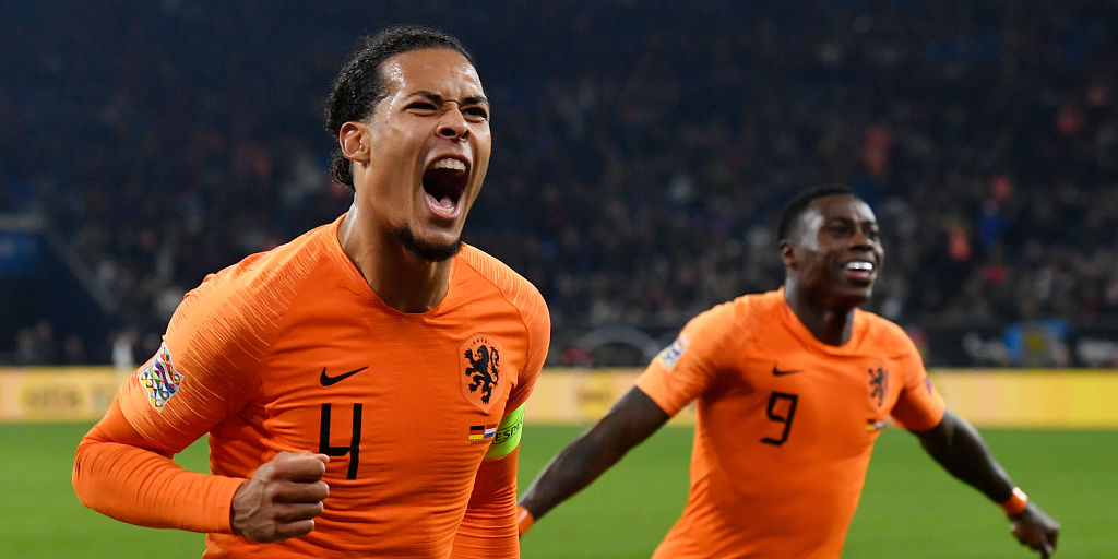 UEFA Nations League: Virgil van Dijk's late equaliser against Germany ...