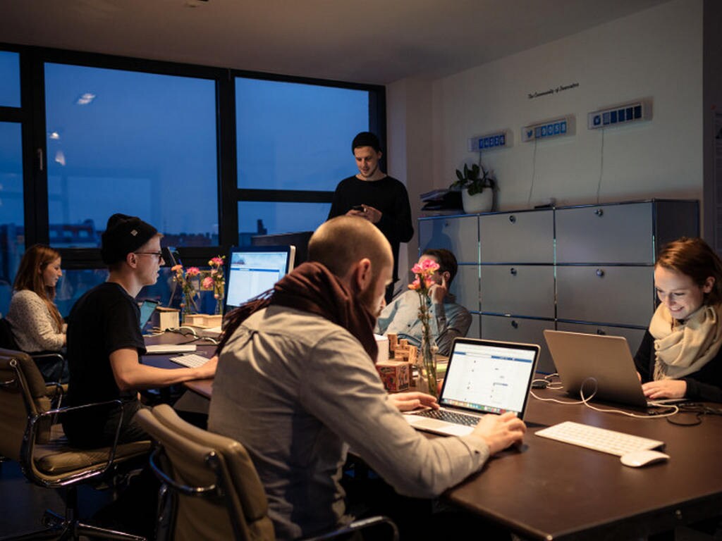 Workplace by Facebook employees. Image: Workplace by Facebook blog