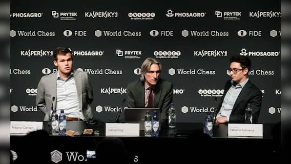 World Chess Championship: Magnus Carlsen, Fabiano Caruana agree to a tepid draw in shortest game of the match in Game 11