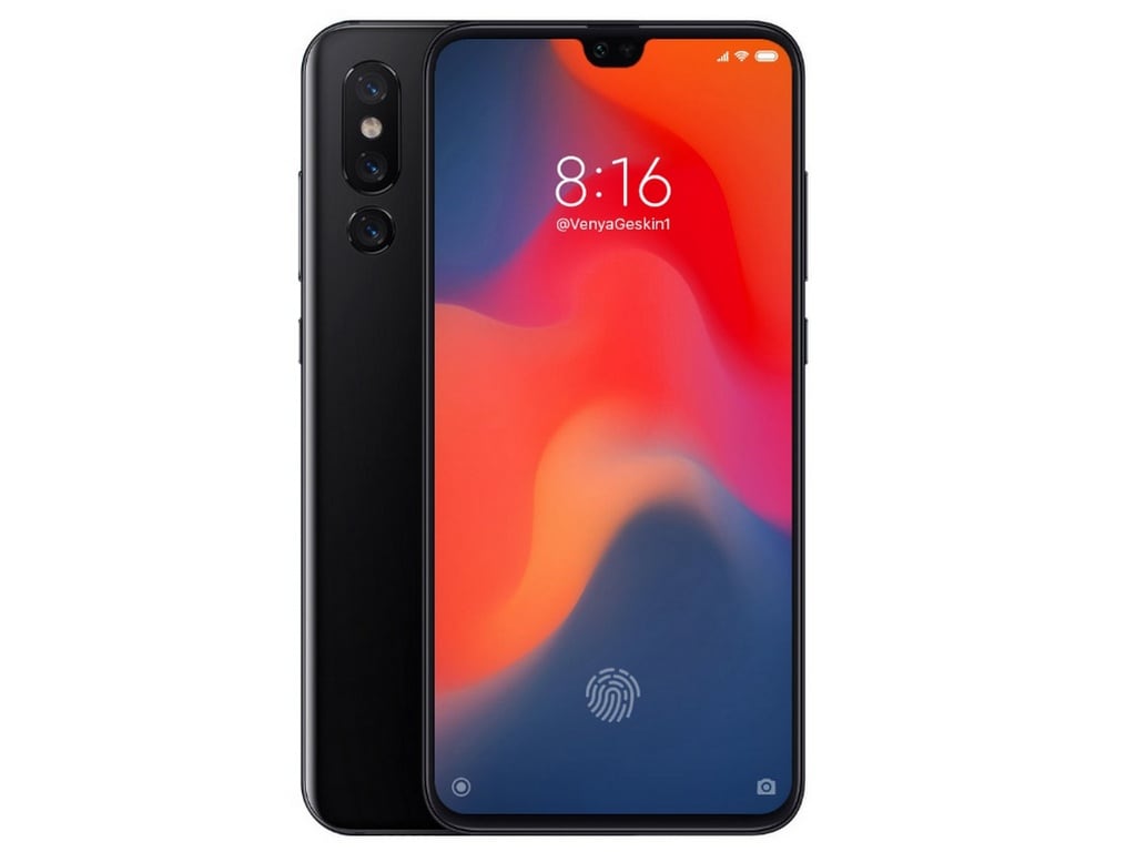 Xiaomi Mi 9 image renders surface online with smaller notch, triple rear-cameras