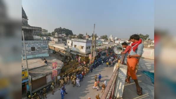 Ayodhya protests: Dharma Sabha, Shiv Sena posters splashed across temple town; religious akharas turn debating venues