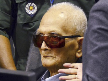 War crimes court rules Khmer Rouge’s slaughter in Cambodia as 'genocide'; sentences two former leaders to life imprisonment War crimes court rules Khmer Rouge’s slaughter in Cambodia as 'genocide'; sentences two former leaders to life imprisonment