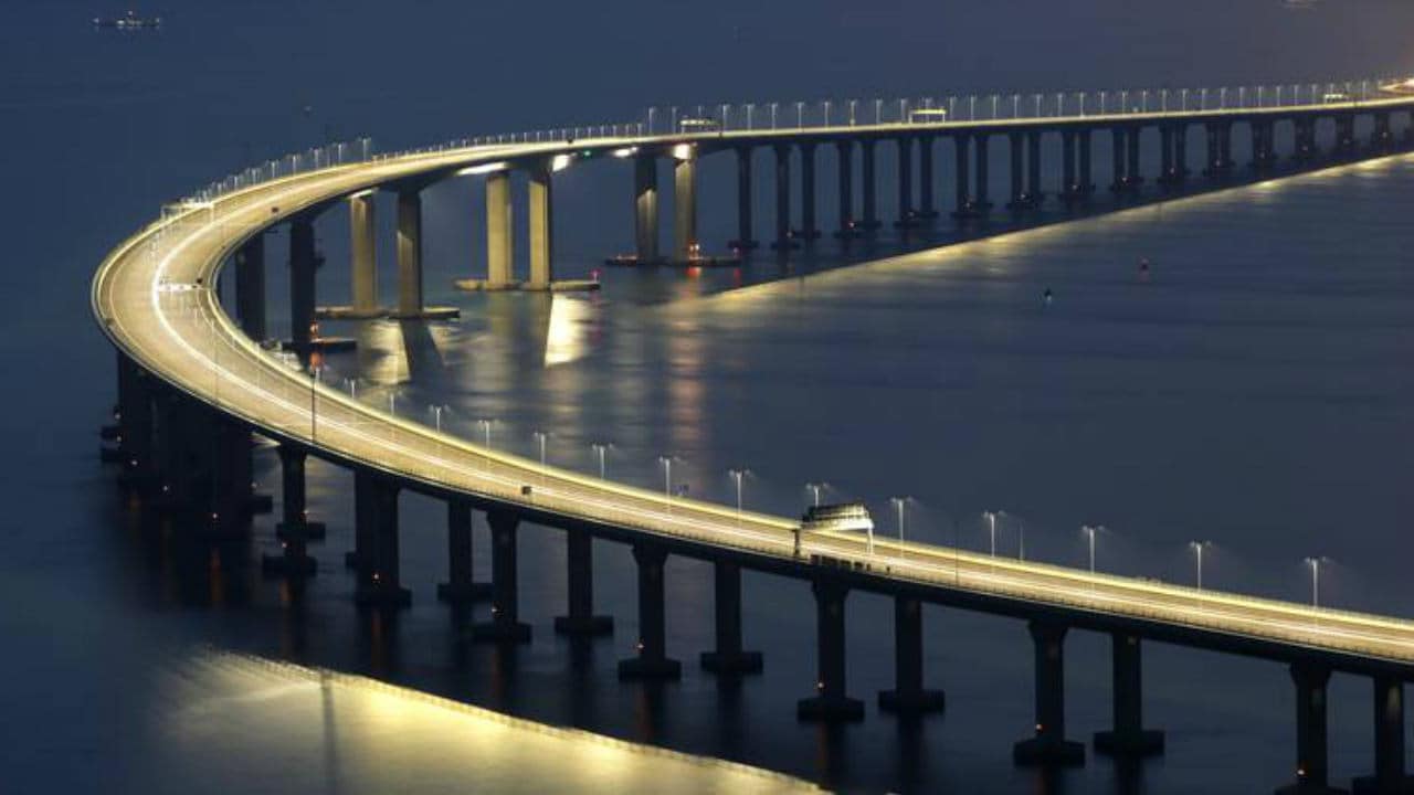 Hong Kong-Zhuhai-Macao bridge. Image: AP