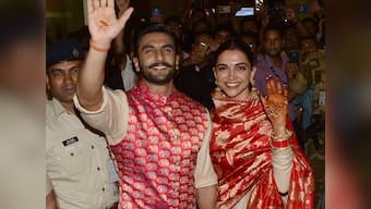 Deepika Padukone, Ranveer Singh return to Mumbai after their wedding in Lake Como, Italy; see photos
