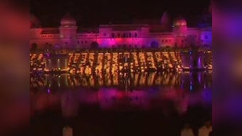 Uttar Pradesh govt's Deepotsav 2018 sets world record for lighting over three lakh diyas on banks of River Sarayu