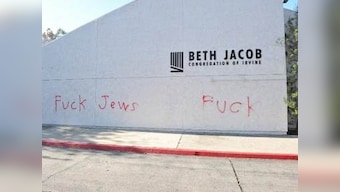 Synagogue in California's Irvine defaced with anti-Semitic graffiti; police patrolling increased at Jewish facilities across city