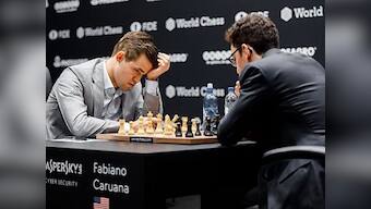 World Chess Championship: Magnus Carlsen has narrow escape in 80-move marathon in Game 6 as scores stay level