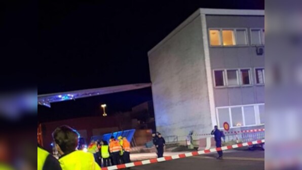 Air India plane carrying 179 passengers hits building at Stockholm Arlanda airport; no injuries reported