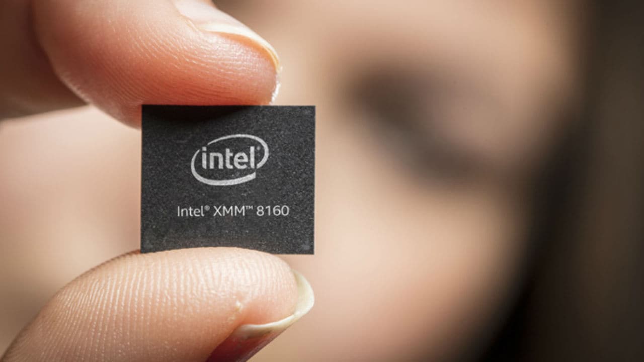 Intel XMM 8160 5G modem. Image: Intel