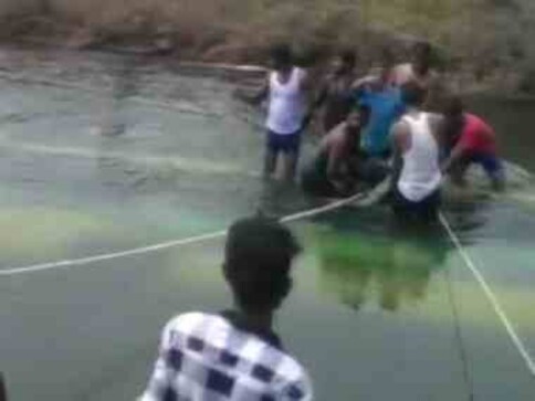 Mandya accident: At least 25 killed after bus falls into canal in Karnataka; lone survivor jumped out of bus Mandya accident: At least 25 killed after bus falls into canal in Karnataka; lone survivor jumped out of bus