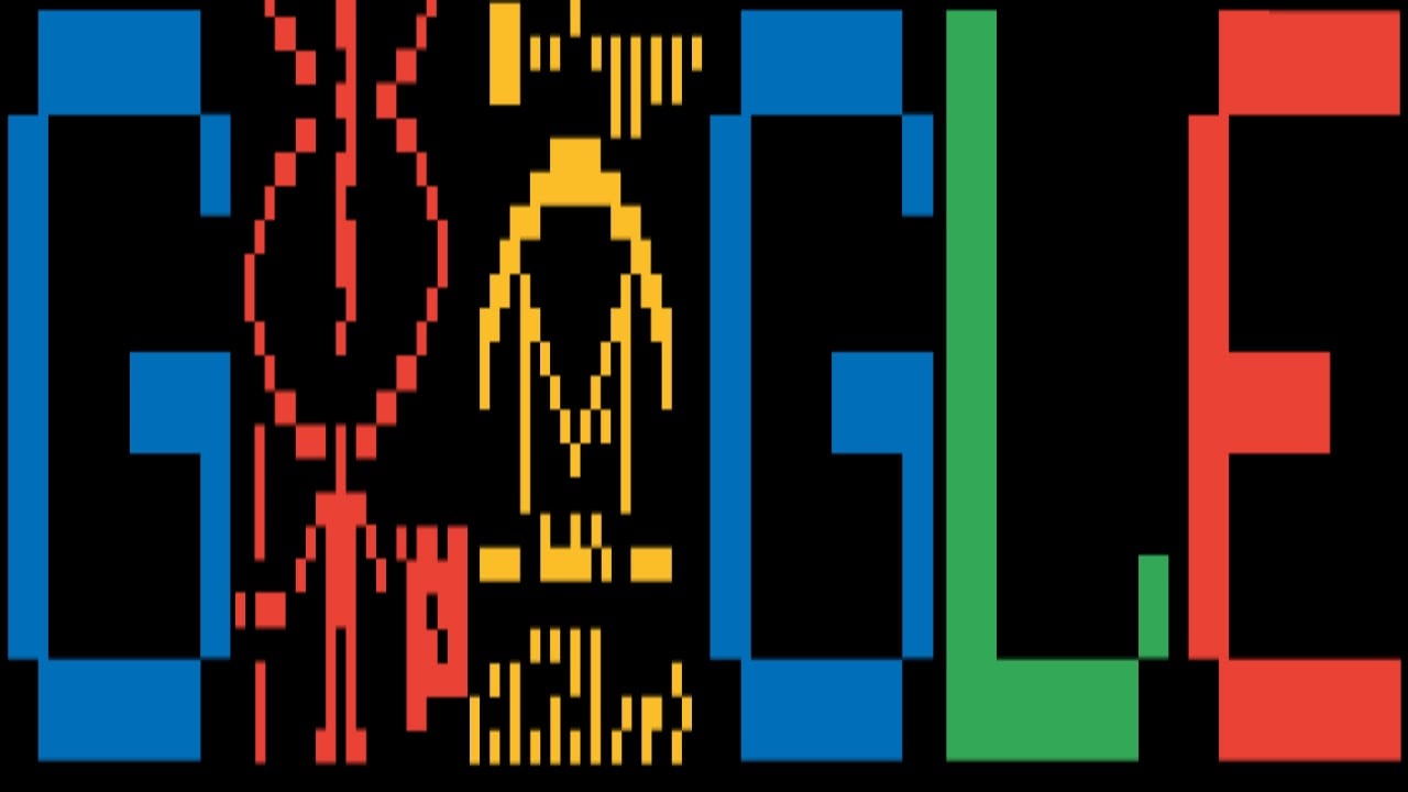 Arecibo message Google Doodle.