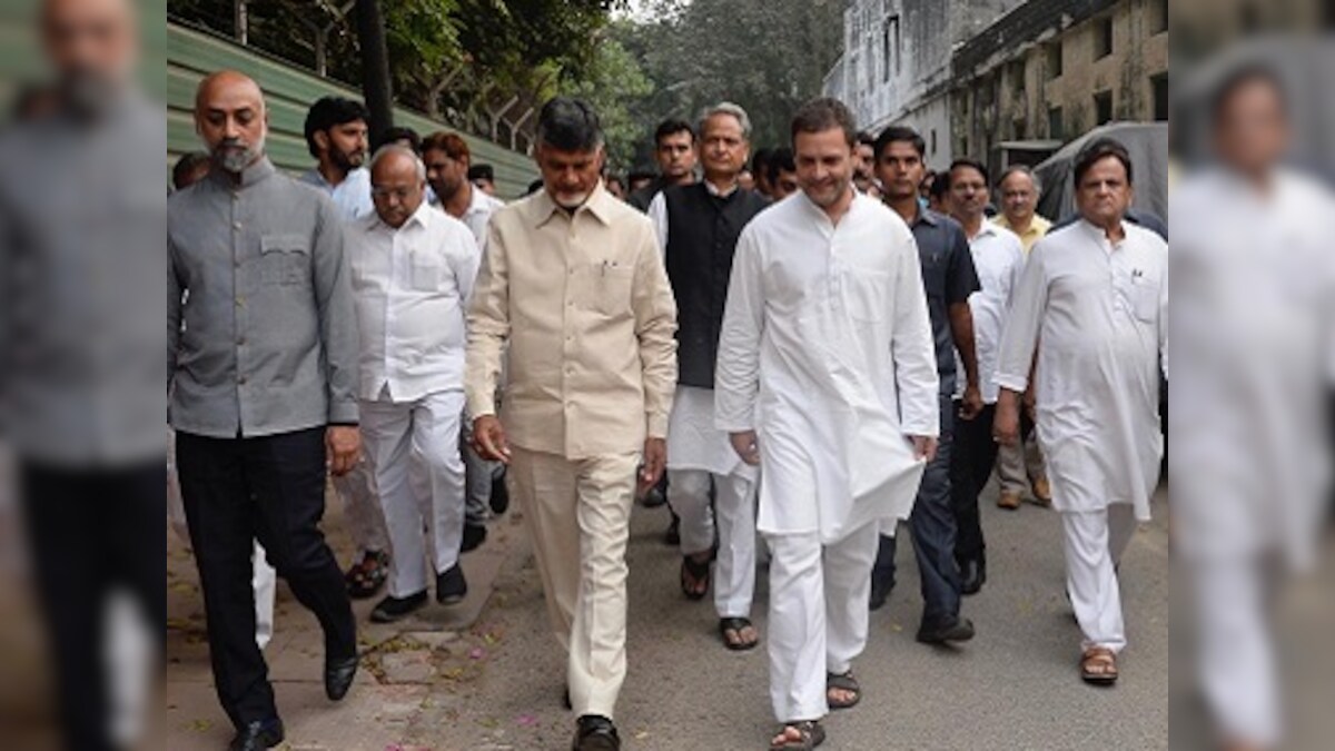 BJP, TRS criticise Chandrababu Naidu's meeting with Rahul Gandhi, accuses TDP chief of going against party principles