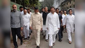 BJP, TRS criticise Chandrababu Naidu's meeting with Rahul Gandhi, accuses TDP chief of going against party principles