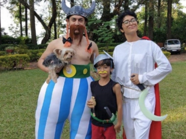 Aamir Khan, Kiran Rao recreate Corsica in Mumbai, throw Asterix-themed costume party for son Azad Aamir Khan, Kiran Rao recreate Corsica in Mumbai, throw Asterix-themed costume party for son Azad