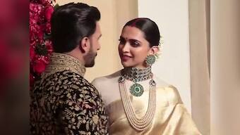 What were Ranveer Singh and Deepika Padukone discussing? We haven't a clue, but we've got some theories