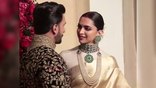 What were Ranveer Singh and Deepika Padukone discussing? We haven't a clue, but we've got some theories