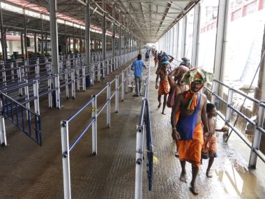 Sabarimala sees 50% dip in devotees since 2017; Hindu groups say CPM govt trying to 'take over' Ayyappa shrine Sabarimala sees 50% dip in devotees since 2017; Hindu groups say CPM govt trying to 'take over' Ayyappa shrine