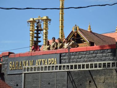 Kerala Police arrests three Lord Ayyappa devotees for stopping women from entering Sabarimala shrine Kerala Police arrests three Lord Ayyappa devotees for stopping women from entering Sabarimala shrine