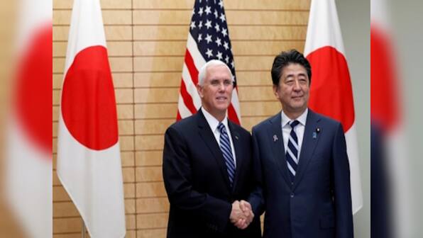 US-Japan showcase bilateral ties in Tokyo: Mike Pence, Shinzo Abe agree to keep sanctions on North Korea to achieve denuclearisation