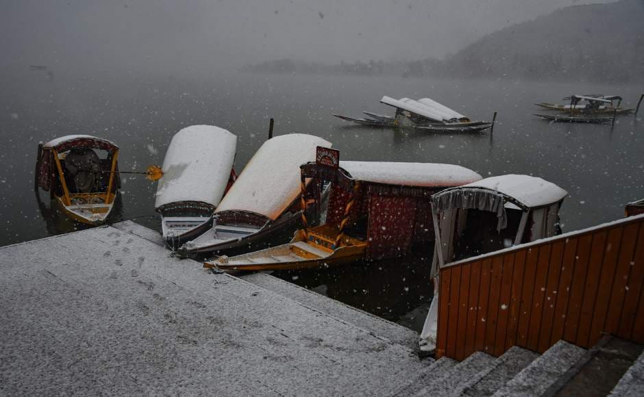 The snowfall, which began in the higher reaches of the Valley on Thursday, has considerably brought down the maximum temperature in Kashmir. Srinagar recorded a maximum temperature of 8.6 degrees Celsius, which is at least 10 degrees below the normal for this time of the year. PTI