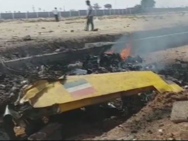 HAL HJT-16 Kiran aircraft which took off from Hakimpet Air Force station crashed in Telangana's Bahupeta; pilot escapes miraculously HAL HJT-16 Kiran aircraft which took off from Hakimpet Air Force station crashed in Telangana's Bahupeta; pilot escapes miraculously