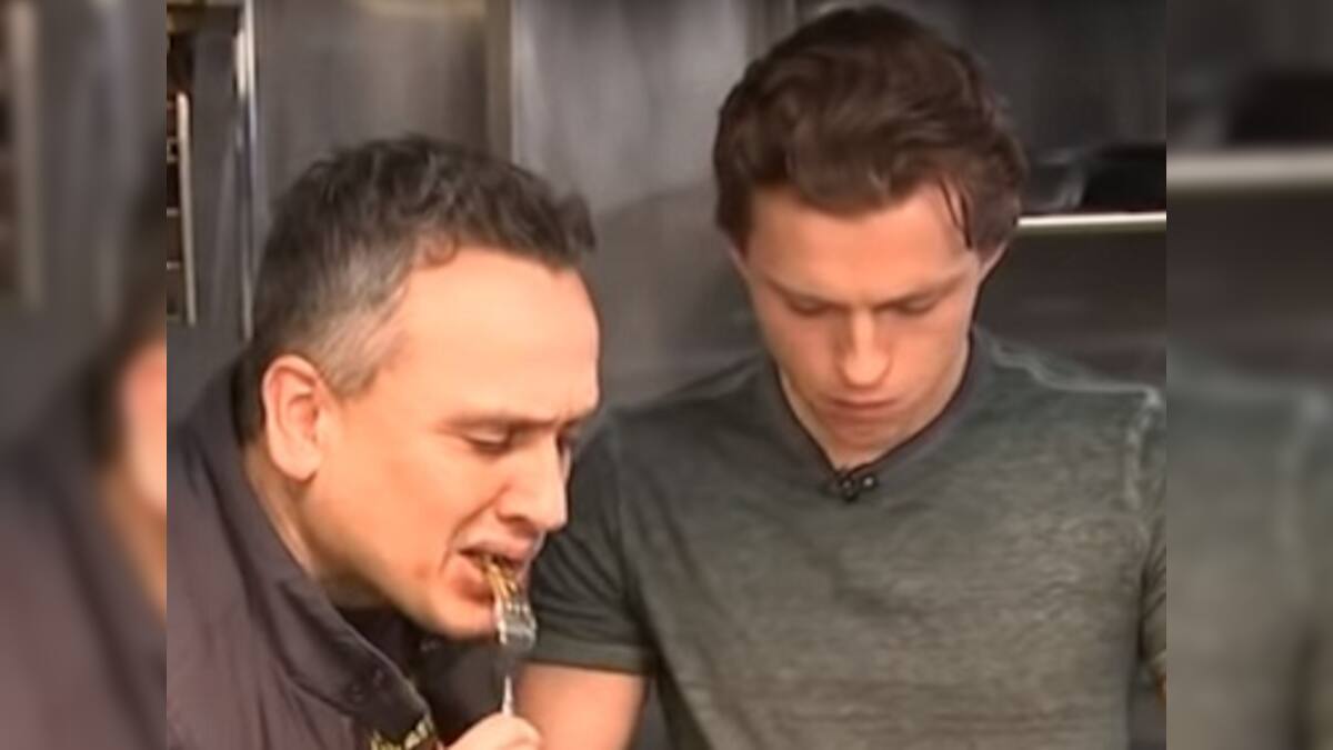 Watch Tom Holland tries Thanksgiving pumpkin for the first time during