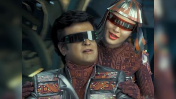 2.0's new song Tu Hi Re depicts Rajinikanth, Amy Jackson's romance, juxtaposed with upbeat AR Rahman score