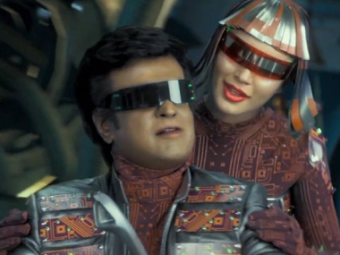 2.0's new song Tu Hi Re depicts Rajinikanth, Amy Jackson's romance, juxtaposed with upbeat AR Rahman score 2.0's new song Tu Hi Re depicts Rajinikanth, Amy Jackson's romance, juxtaposed with upbeat AR Rahman score