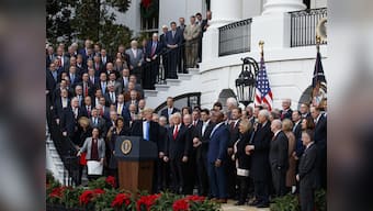 US midterm elections: America's racial divide on vivid display as Donald Trump amplifies hardline political strategy