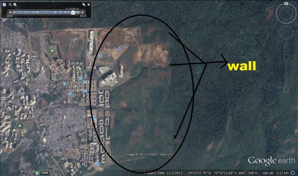 Satellite image from 2013