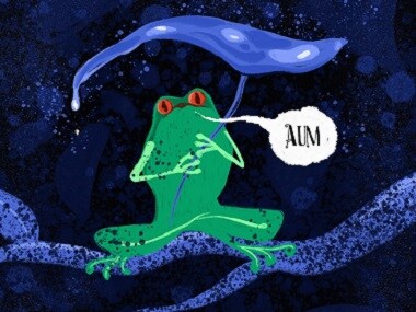 An abridged retelling of the Māṇḍūkya Upaniṣad, or The Upanishad of the Frog