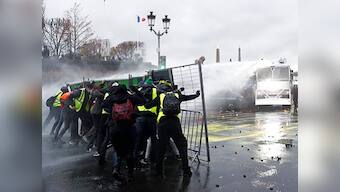 France agitation: Tear gas, water cannons used to disperse mob protesting rising taxes; 63 arrested in Paris