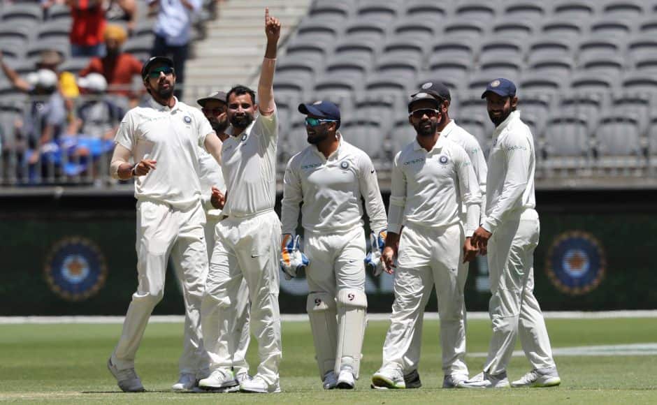 Mohammed Shami took 6/56 to help India bowl Australia out for 243 in second innings. AP