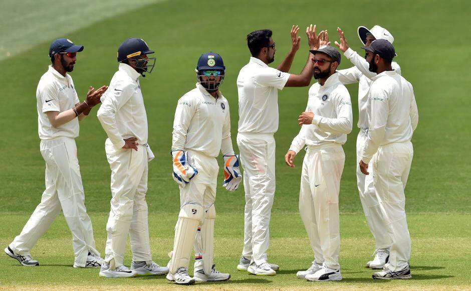 Ravichandran Ashwin was the pick of the Indian bowlers removing three crucial Australian batsmen. AFP