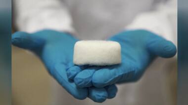 Ultralight aerogel pellets made from recycled plastic waste has a range of uses