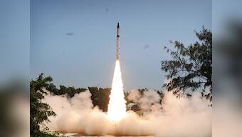 First Night trial of surface-to-surface medium-range missile Agni-II conducted successfully: Nuclear-capable missile launched off Odisha coast