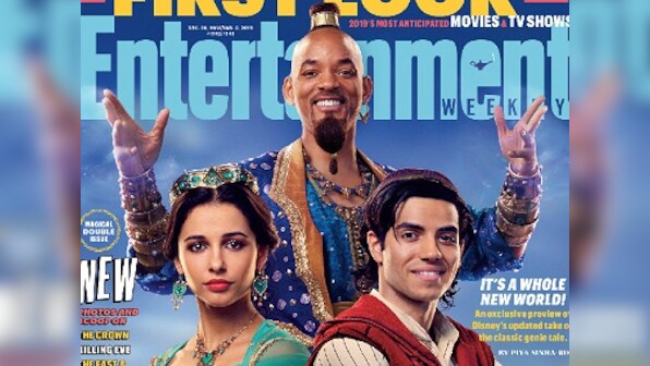Aladdin: Disney shares first look of Will Smith as Genie, Naomi Scott as Princess Jasmine