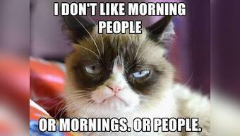 A list of the most annoying things that happen to you in the morning